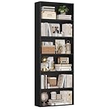 FirFurd Bücherregal, Holzregal mit 6 Fächern, Regale,...