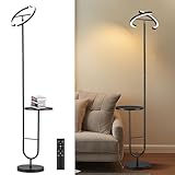 LuminexDesigns Stehlampe Dimmbar Wohnzimmer mit Tisch 36W LED...