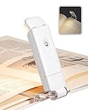 DEWENWILS Leselampe Buch Klemme, USB Wiederaufladbare Klemmleuchte...