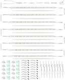Cefrank 20W LED Beleuchtungsset für Regale, 8 aneinanderreihbare 30cm...