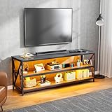 Lvifur TV-Ständer TV Schrank mit LED-Beleuchtung,Fernsehschrank...