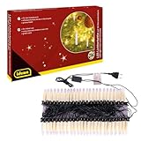 Idena 31839 - LED Lichterkette mit 50 Kerzenlichtern, elfenbeinfarbene...