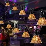 LED Lichterkette AMELIE 10 beleuchtete Lampenschirme Boho Still in...