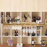 Wandmontierter Weinglashalter aus Metall mit Verstellbarer Höhe....