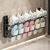 DongMaple Schuhregal Wand2 Ebenen, 37-67cm Ausziehbar Schuhablage...