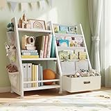 GoTiling Kinder Bücherregal Kinderzimmer Spielzeugregal: Bücherregal...