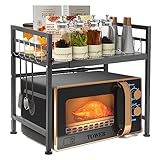 YunNasi Erweiterbares Mikrowellen Regal 2-Stufiges Mikrowellenständer...