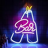 Wanxing Bar-Neonschilder, mehrfarbiges Bar-Neonschild für...