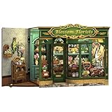 Cutefun Book Nook Kit - mit LED-Beleuchtung - DIY Miniature House...