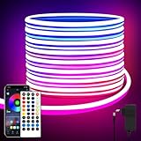 segrass 10m Neon Led strip，APP Steuerung,mit Fernbedienung, IP65...