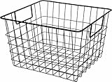 Aufbewahrungskorb Metallkorb Regalkorb | Metall | Schwarz | Mit...
