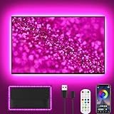 LED TV Hintergrundbeleuchtung, 5m LED Streifen für 45-75 Zoll TV, USB...