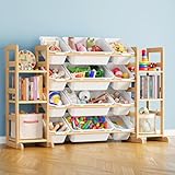 SpaceAid Spielzeug-Organizer mit 6 Regalen und 12 Behältern,...