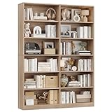 FirFurd Bücherregal Regal mit 12 Fächern Bücherschrank Standregal...