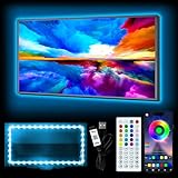 HEXJOSGL LED Licht für Fernseher, 4m LED Streifen Licht für 40-55...