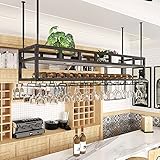 Guyifuny Deckenregal für Weingläser, schwimmende Regale,...