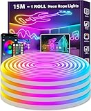 AILBTON 15m Neon Led Strip,Flexible LED Streifen,Control with...