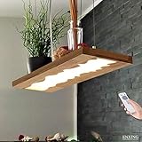 LED Hängelleuchte Esstisch Pendelleuchte Holz Rustikal Dimmbar 40W...