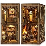 Book Nook Kit für Erwachsene: LUMYCE Holzpuzzle DIY Miniatur Haus 3D...