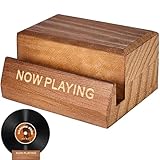 Qanye Schallplatten Aufbewahrung Vinyl Regal, Now Playing Ständer,...