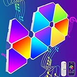 ZONJIE Dreieckige LED-Lichtpaneele – 10er-Pack dreieckige...