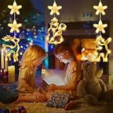 KingYH 3 Stück LED weihnachtsfenster beleuchtung batteriebetrieben...