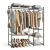 SONGMICS Kleiderständer, offener Kleiderschrank, Garderobenständer...