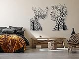VAILLA Wanddeko, Wandbild aus Holz, Home Wall Art Dekoration 3D,...