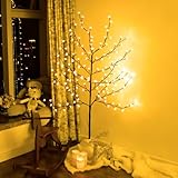 CCLIFE LED Kirschblütenbaum Baum Blütenbaum Weihnachtsbaum warmweiß...