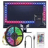 LED TV 2 Meter LED-Streifen USB mit Fernbedienung...