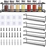Zosenyer Gewürzregal Wand, 4er Set Gewürz Organizer, Gewürzhalter...
