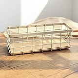 Allzweckkorb Metall Grid Aufbewahrungskorb Dekokörbe Haushalt...