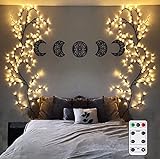 GOESWELL Luminous Willow Vine Wall Decoration Lights,144LEDs Indoor...