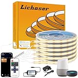 Lichaser LED für Akustikpaneele 1M, 6 Rollen WiFi COB LED Streifen...