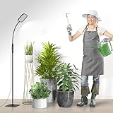 Mojimdo 264 LEDs Pflanzenlampe mit höhenverstellbarer Stange, 10W...
