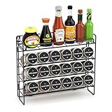 Priksia Gewürzregal Stehend & Wand - Gewürz Organizer -...