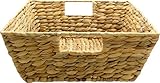 Jade Temple Dekokorb aus Wasserhyazinthe, geflochten, 12 cm x 30 cm x...