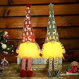 Wichtel Figuren Set, Weihnachtsdeko Wichtel, Leuchtende Wichtel...