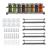 4 Stück Gewürzregal Organizer Wandmontage, Gewürzregal Regale mit...