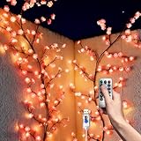 AMFUN 230cm 144 LEDs Kirschblüten Zweige Lichter, Kirschblüten LED...