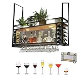 NGAMITSX Höhenverstellbare Deckenaufhängung mit LED-Leuchten,...