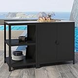 casa.pro Outdoorset Gartenmöbelset Outdoor-Standregal und...