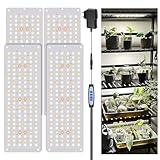 Garpsen LED Pflanzenlampe, 6000K Vollspektrum-Pflanze Lichter mit Auto...