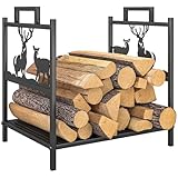Outsunny Kaminholzregal für innen 42,5 x 33,5 x 43 cm Brennholzregal...