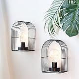 JHY DESIGN 2er-Set Batteriebetriebene Tischlampen 18 cm Hoch...