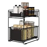 2 Ebenen Unterspüle Schublade für Küche und Bad, Metall...