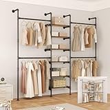 Pevfeciy Offener Kleiderschrank, Begehbarer Kleiderschrank,...