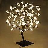 45CM LED Baum Bäumchen Mit 72er Blüten Blütenbaum Kirschbaum...