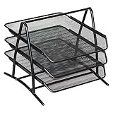 D.RECT 7610 Metall Ablagefächer Stapelbar - Büro Organizer...