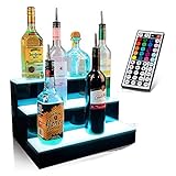 LSGMC 3 Tier LED beleuchteter Alkohol-Flasche Display Beleuchtetes...